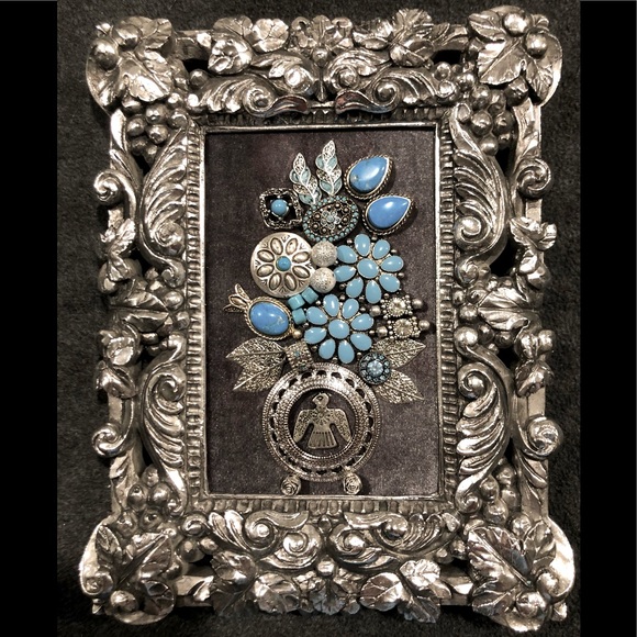 Other - FRAMED JEWELRY ART COLLAGE IN STUNNING FRAME OOAK!